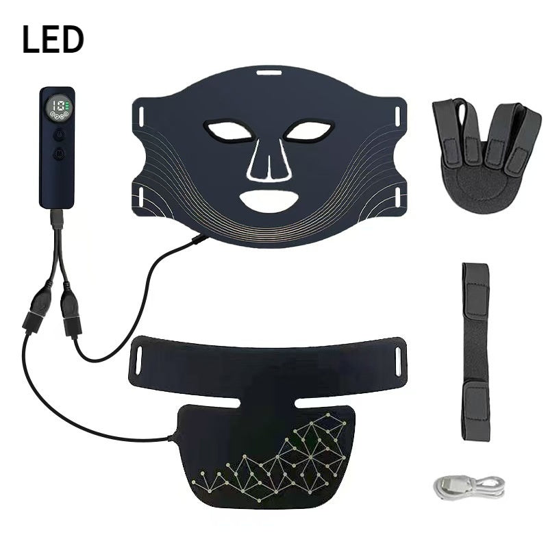Neck Beauty Instrument Fade Neck Pattern Infrared Light Neck Massager Beauty