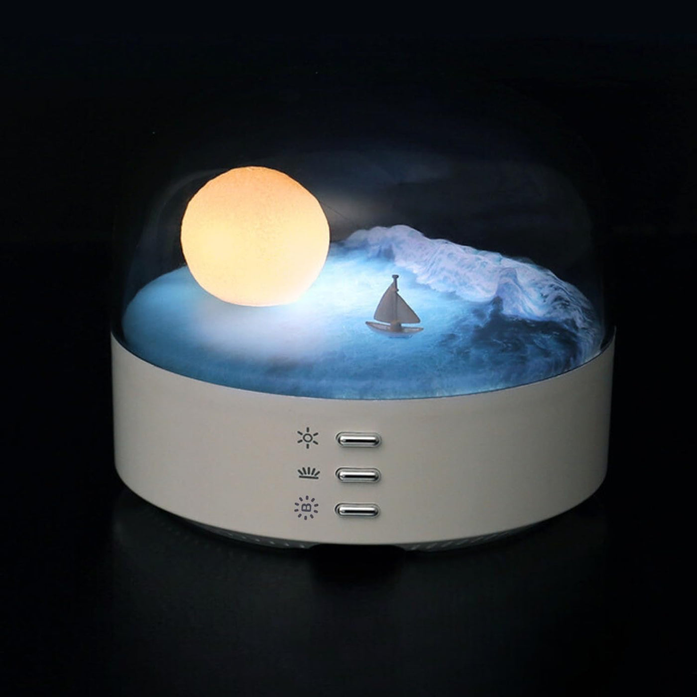 LunaGlow™ - Crescent Moon Speaker & Night Light