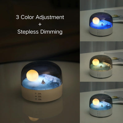 LunaGlow™ - Crescent Moon Speaker & Night Light