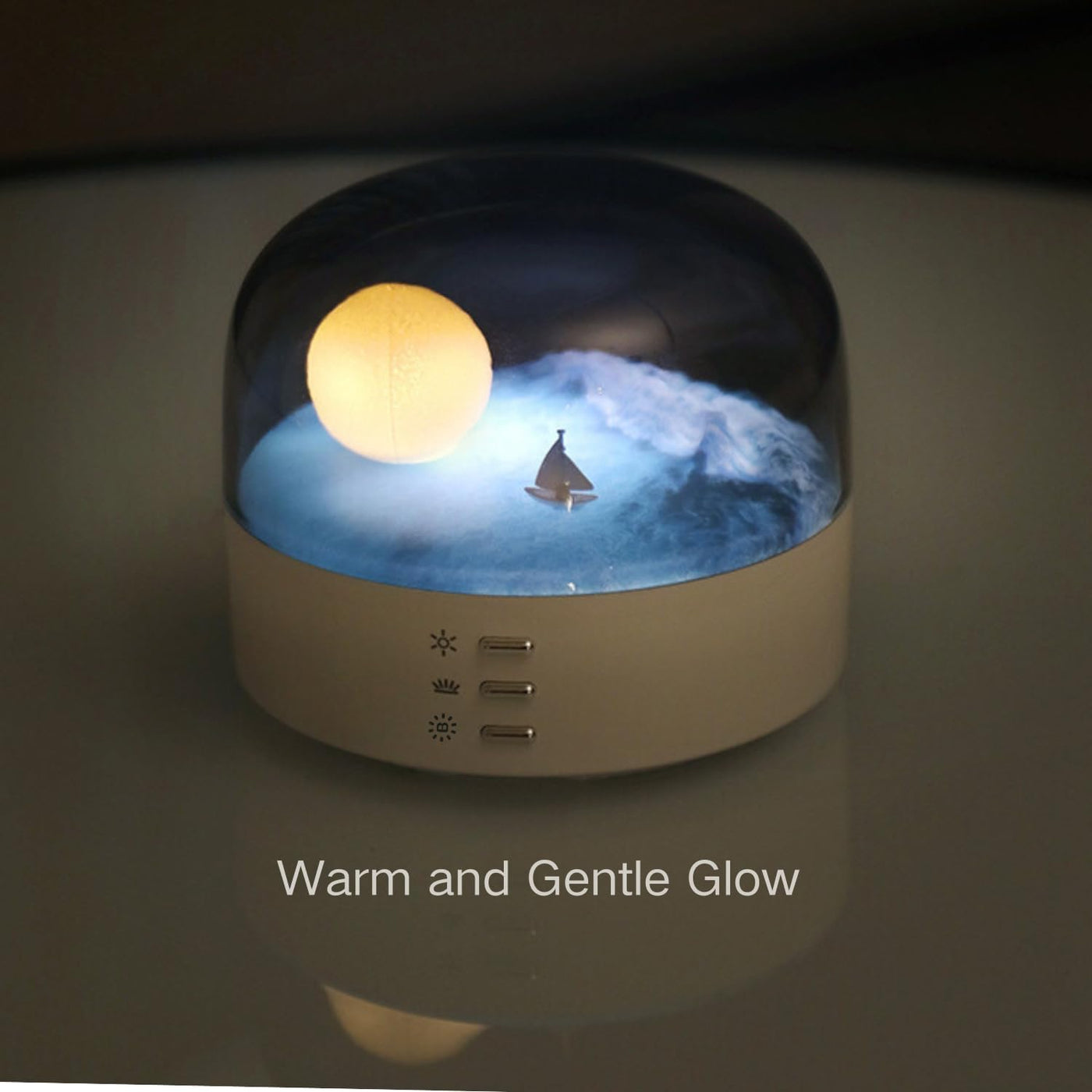 LunaGlow™ - Crescent Moon Speaker & Night Light