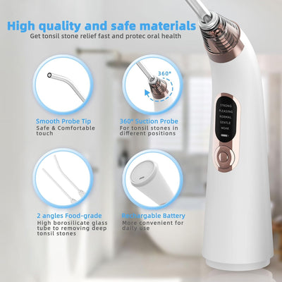 FreshThroat™ - Vacuum Tonsil Stone Extractor
