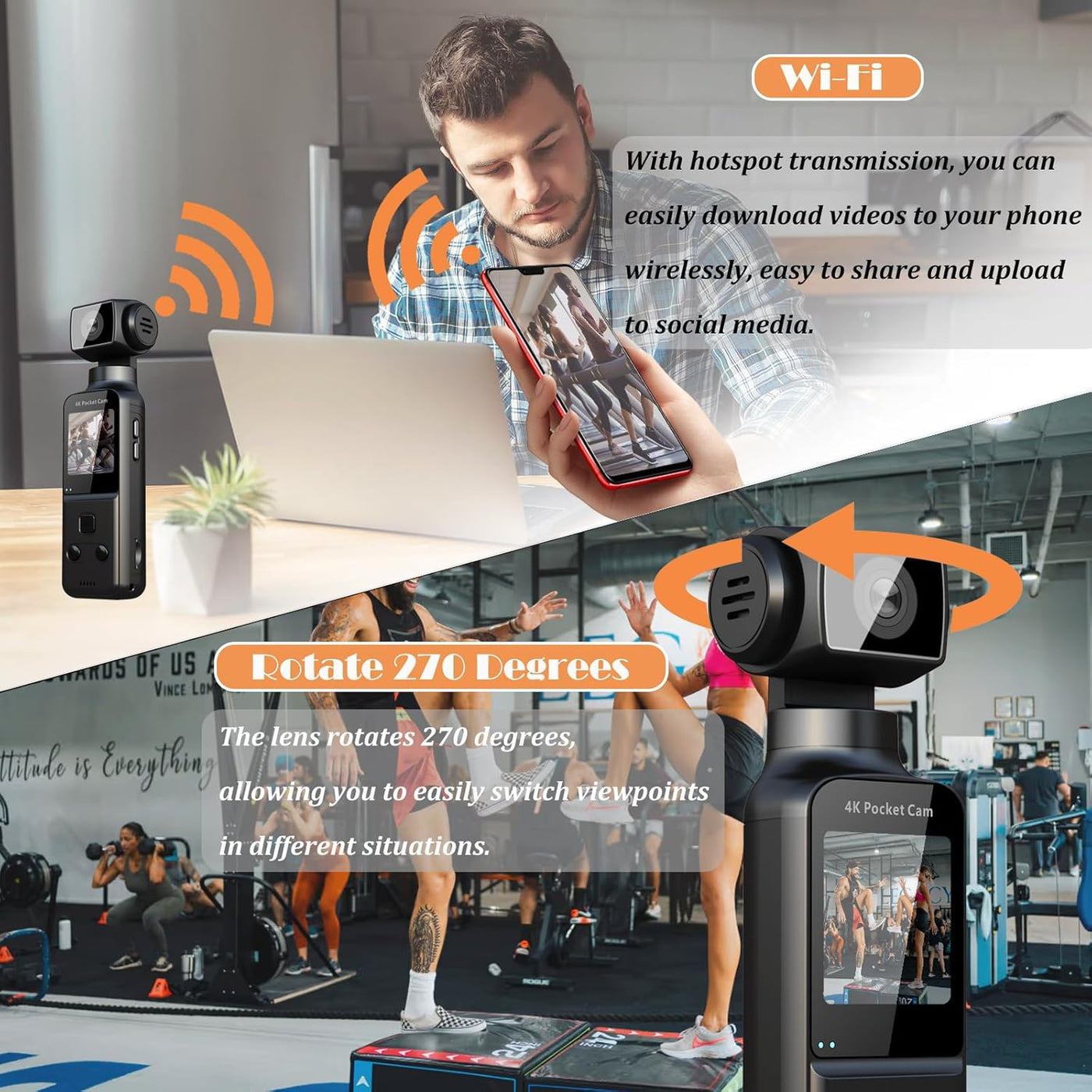 SnapTrail 4K™ - Shake-Free, Anywhere Capture
