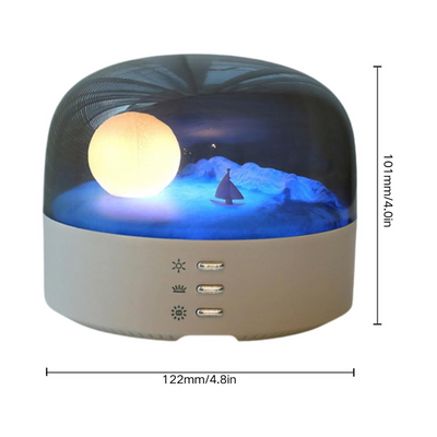 LunaGlow™ - Crescent Moon Speaker & Night Light