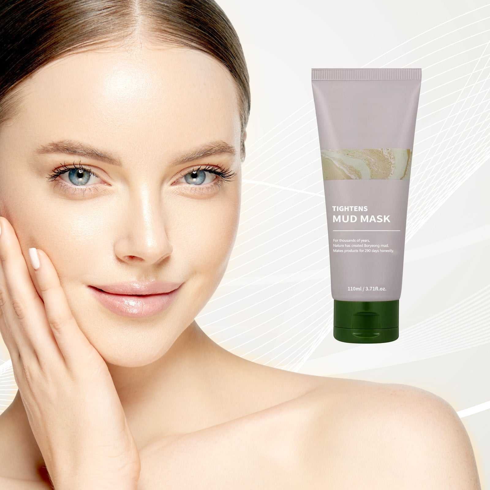 Deep Detox Facial Clay Mask 110ml tube for pore cleansing and oil control